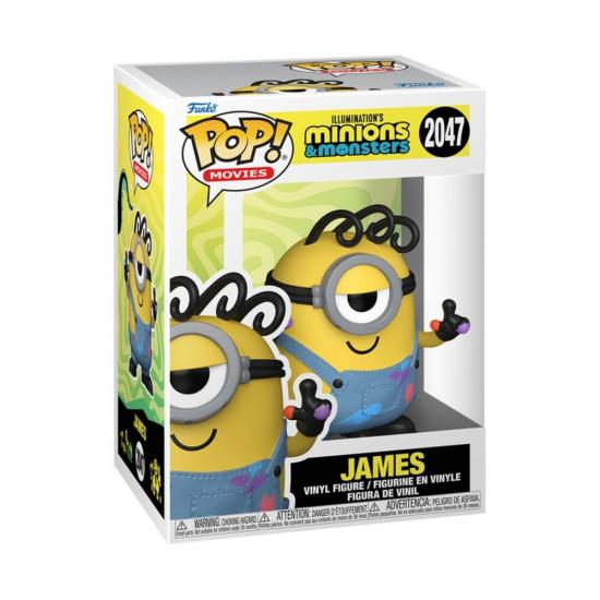 Ajándék ötlet  Movies Iluminations Minions & Monsters James #2047   figura