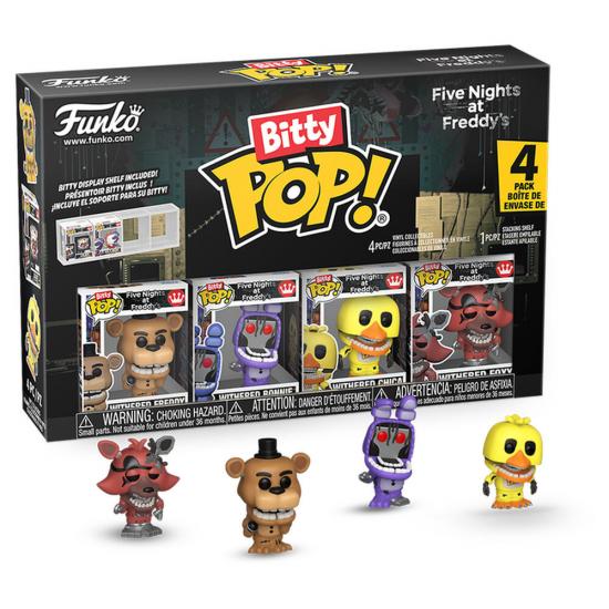 Ajándék ötlet  Bitty ! Five Nights at Freddy's 4dbos figura szett