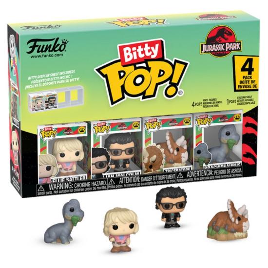 Ajándék ötlet  Bitty ! Jurassic Park Triceratops 4dbos szett