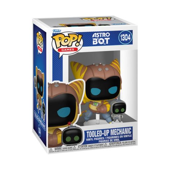 Ajándék ötlet  Video & Games Astro Bot & Buddy TooledUp Mechanic #1304   figura