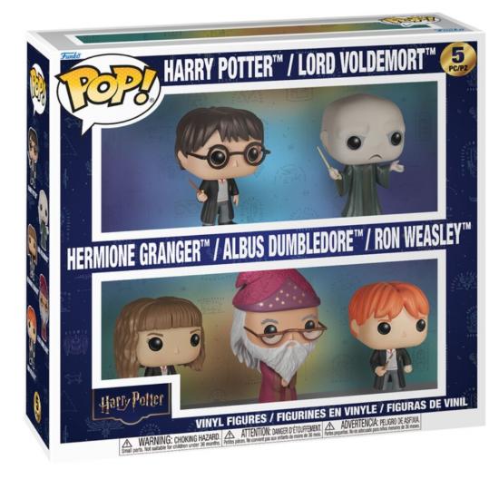 Ajándék ötlet  Harry Potter 5 db os szett Harry Potter, Voldemort, Ron, Hermione, Dumbledor es figurák