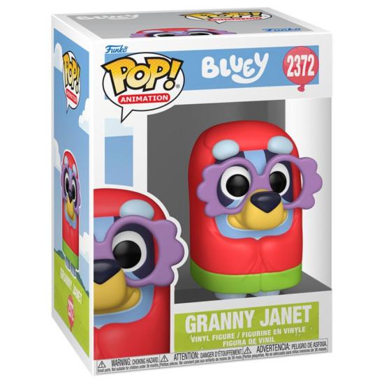 Ajándék ötlet  Animations & Cartons Bluey Granny Janet #2372   figura