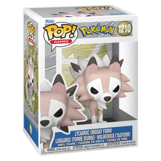 Ajándék ötlet  Video & Games Pokemon Lycanroc Midday Form #1210   figura