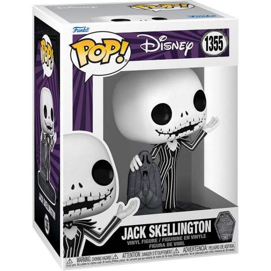 Ajándék ötlet  Disney Nightmare Before Christmas 30th Anniversary Jack Skellington #1355   figura