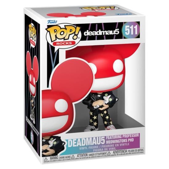 Ajándék ötlet  Music & Rocks Deadmau5 Serie 2  Deadmau5 with Cat #511   figura