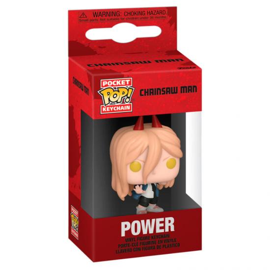 Ajándék ötlet  Pocket ! kulcstartó Chainsaw Man Power