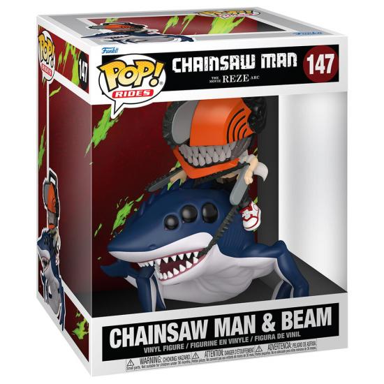 Ajándék ötlet  Anime & Manga Ride Deluxe Chainsaw Man Arc Chainsaw Man & Beam #147  15cm figura