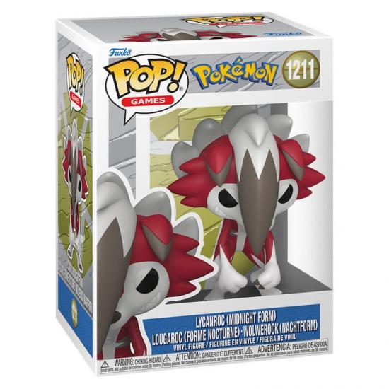 Ajándék ötlet  Video & Games  Pokemon Lycanroc Midnight Form #1211   figura