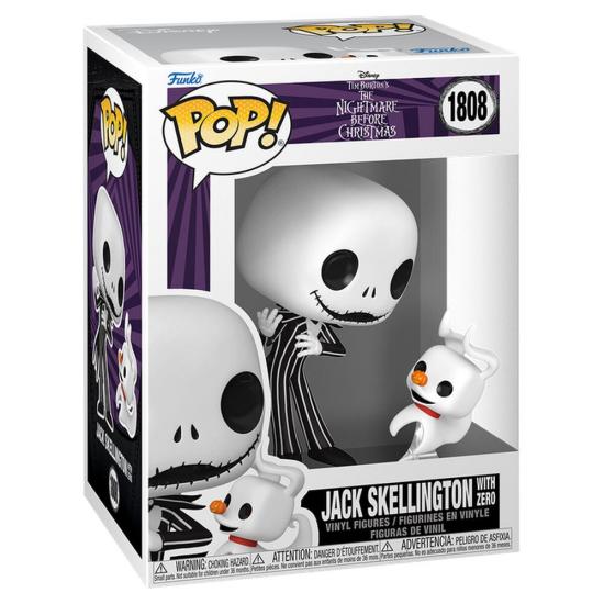 Ajándék ötlet  Disney The Nightmare Before Christmas Jack Skellington with Zero #1808   figura
