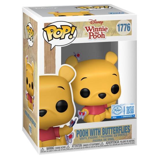 Ajándék ötlet  Disney Winnie the Pooh  Pooh with Butterflies Exclusive #1776   figura