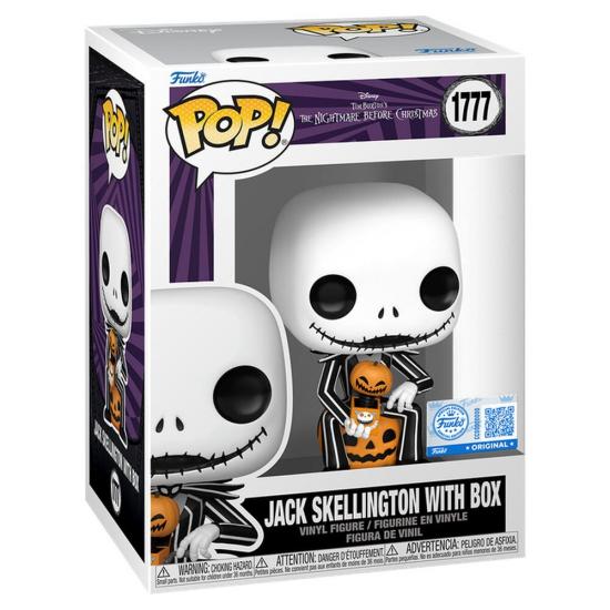 Ajándék ötlet  Disney The Nightmare Before Christmas Jack Skellington with Box Exclusive #1777   figura