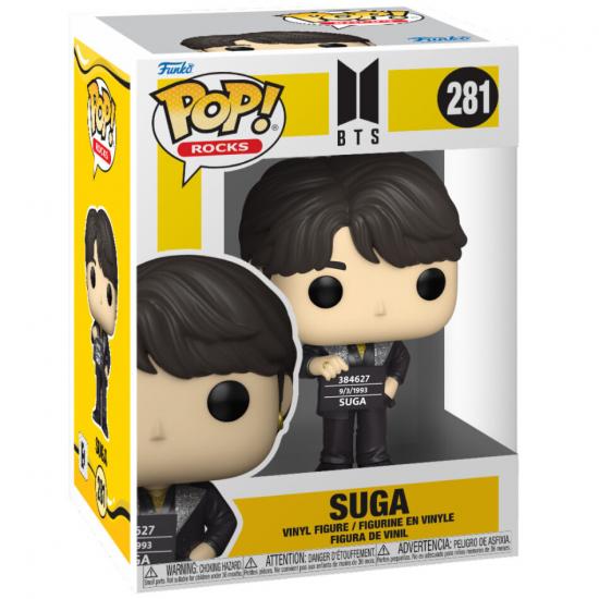 Ajándék ötlet  Music & Rocks BTS Suga #281   figura