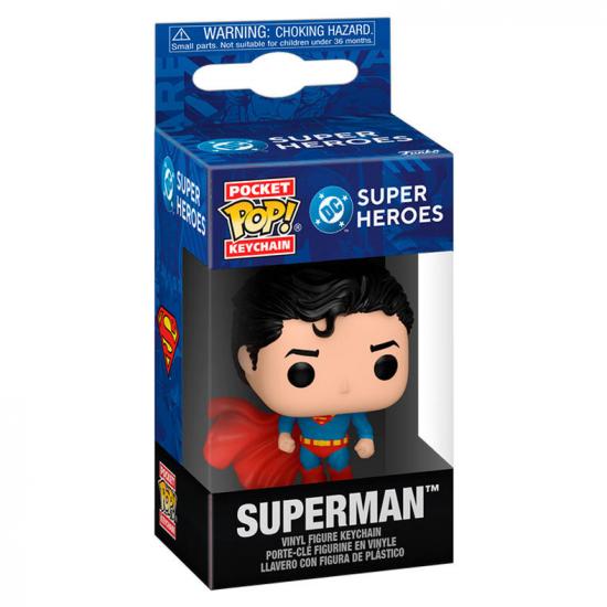 Ajándék ötlet  Pocket ! DC Comics Superman kulcstartó