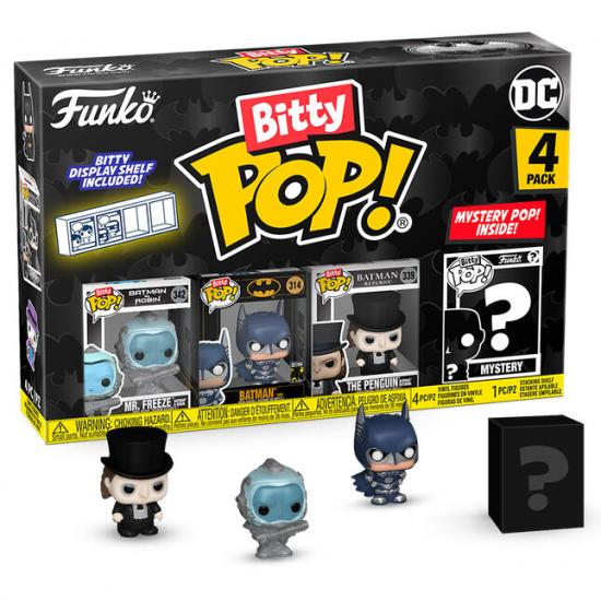 Ajándék ötlet  Bitty ! DC Comics Batman 85th Anniversary Mr. Freeze 4dbos figura szett