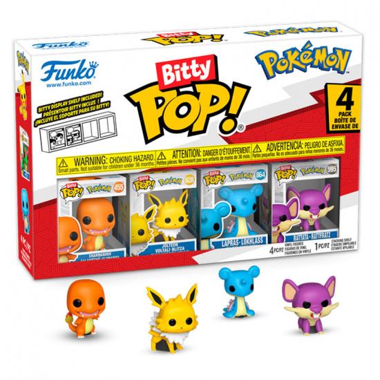 Ajándék ötlet  Bitty ! Pokemon Charmander 4dbos figura szett