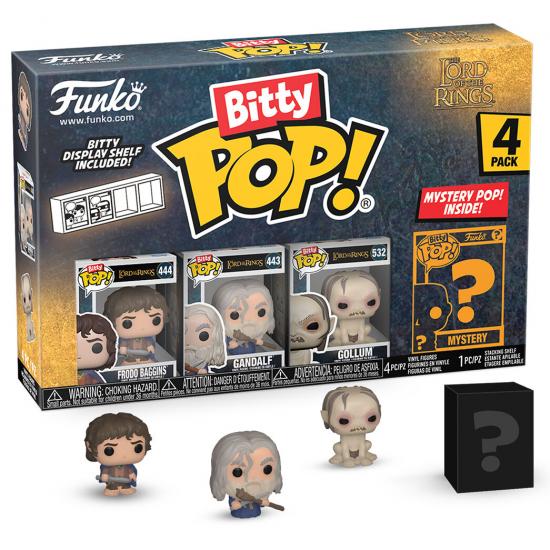 Ajándék ötlet  Bitty ! Movies The Lord of the Rings  Gyűrűk ura Frodo 4dbos figura szett