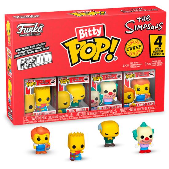 Ajándék ötlet  Bitty ! The Simpsons Bart 4dbos figura szett