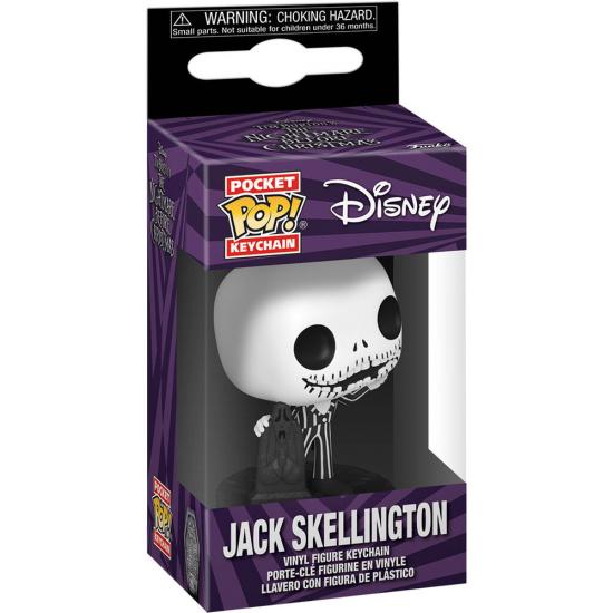 Ajándék ötlet  Pocket ! Disney Nightmare Before Christmas 30th Anniversary Jack Skellington kulcstartó