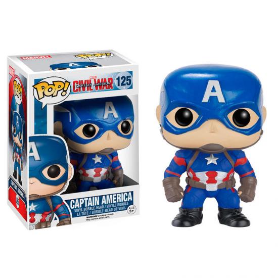 Ajándék ötlet  Marvel Civil War Captain America #125   figura