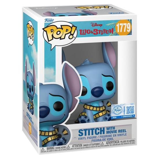 Ajándék ötlet  Disney Lilo & Stitch  Stitch with Movie Reel Exclusive #1779   figura