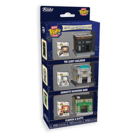 Ajándék ötlet  Bitty Pop! Towns Harry Potter 3 dbos szett