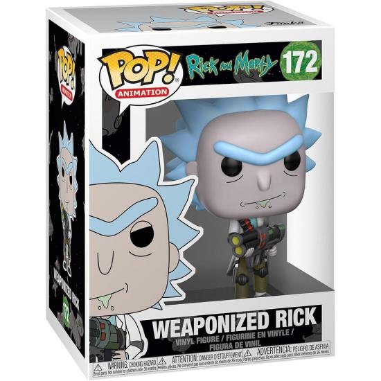 Ajándék ötlet  Animations & Cartons Rick and Morty Weaponized Rick  #172   figura